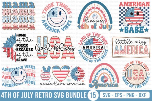 4th of July Retro SVG Bundle Review