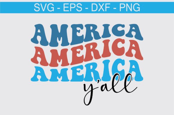 America Y'all Retro Svg Design Review