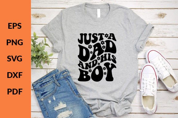 Just a Dad and His Boy Retro Svg: A Designer's Stitch Review