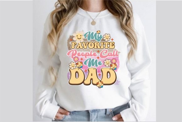 My Favorite People Call Me Dad Retro SVG Review