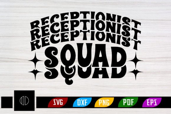 Receptionist Squad Retro Svg Design Review