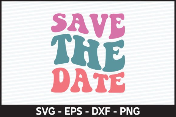 Save the Date Retro Svg Design Review